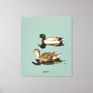 Lienzo Mallas de los Ducks
