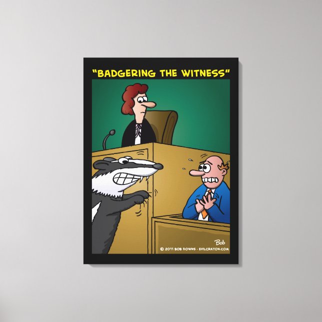 Lienzo "Malversación del Testigo" (Anverso)