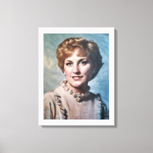 Lienzo Mamá como pintura al óleo impasto de computadora 