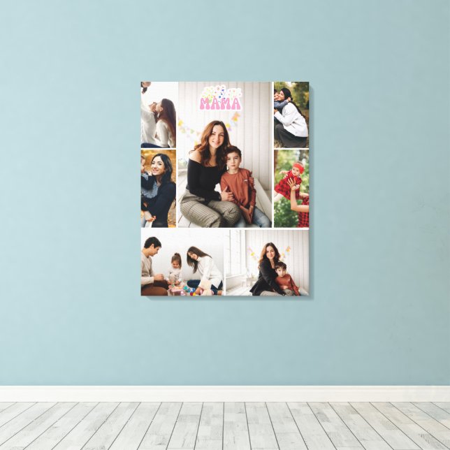 Lienzo Mama Custom Photo Collage Foam Board (Insitu (piso de madera))
