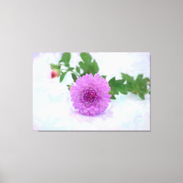 Lienzo Mamá de lavanda pinta tela envuelta (Anverso)