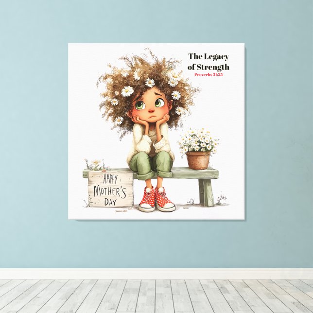 Lienzo Mamá Especial (Recuerdo) (Insitu (piso de madera))