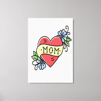 Lienzo Mama Love Heart