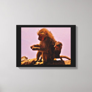 Lienzo Mamá y bebé