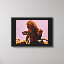 Lienzo Mamá y bebé