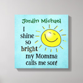 Lienzo Mamá y Hijo Aman 