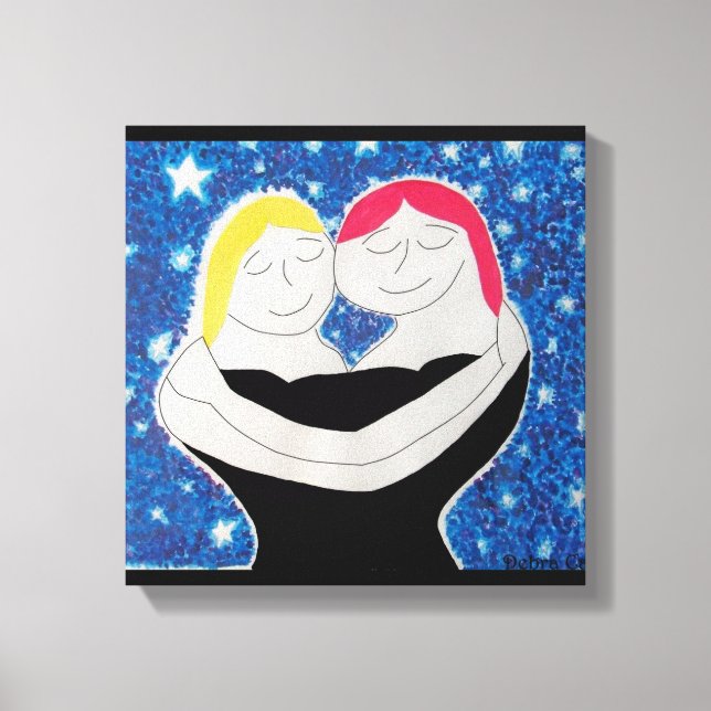 Lienzo Mamá y yo (Anverso)