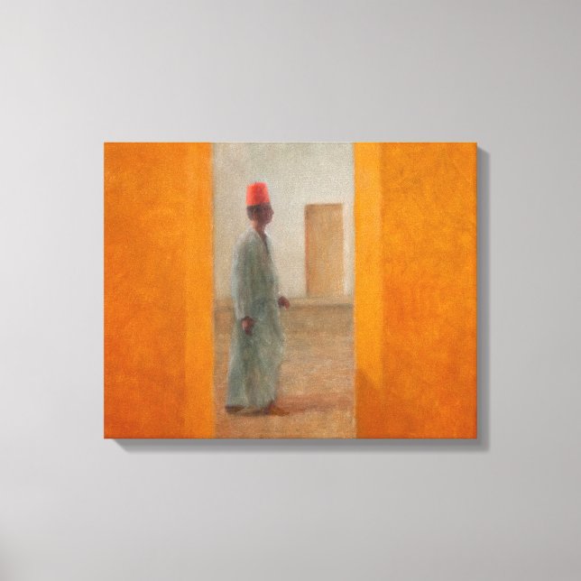 Lienzo Man Tánger Street 2012 (Anverso)