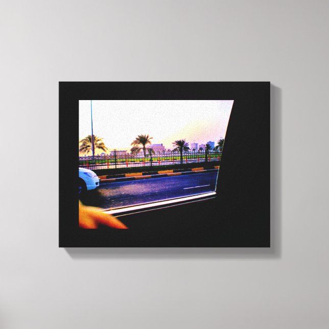 Lienzo Manama Date Trees (Anverso)