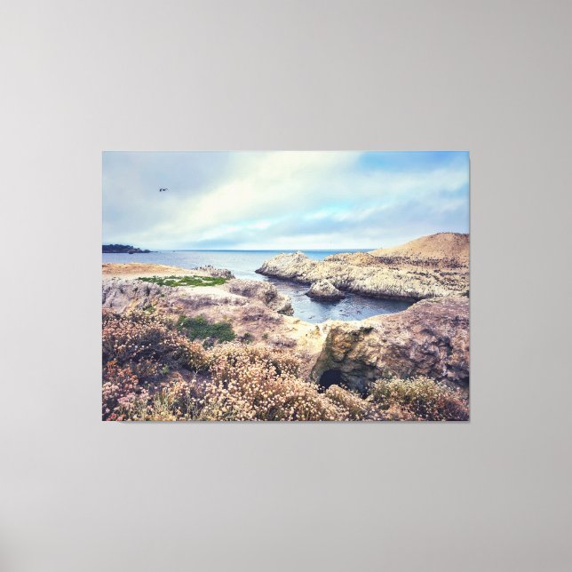 Lienzo Mañana costera (Anverso)