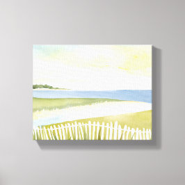 Lienzo Mañana en Chatham | Pintura en acuarela de Cape Co