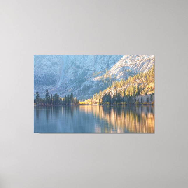 Lienzo Mañana en Silver Lake (Anverso)