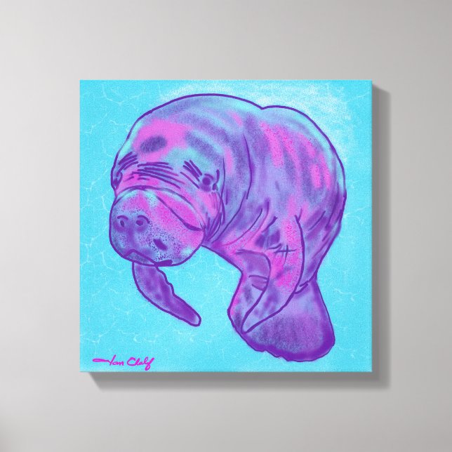 Lienzo Manatee (Anverso)