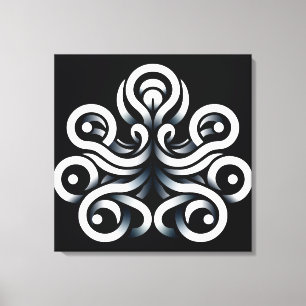 Lienzo Mandalá abstracto geométrico sagrado Zen minimalis