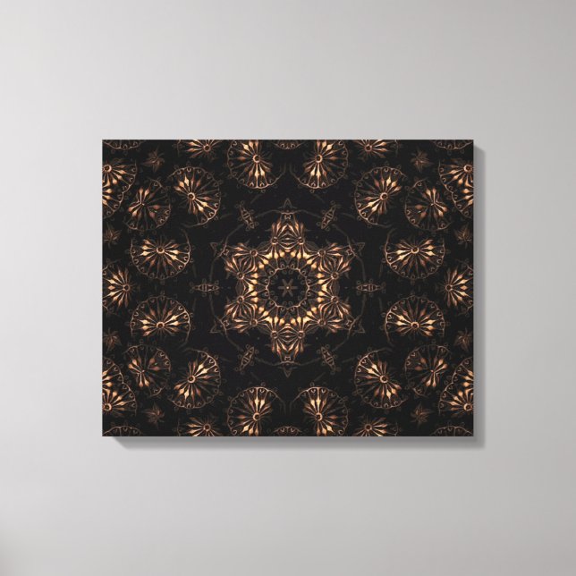 Lienzo Mandala de la Edad de Bronce (Anverso)