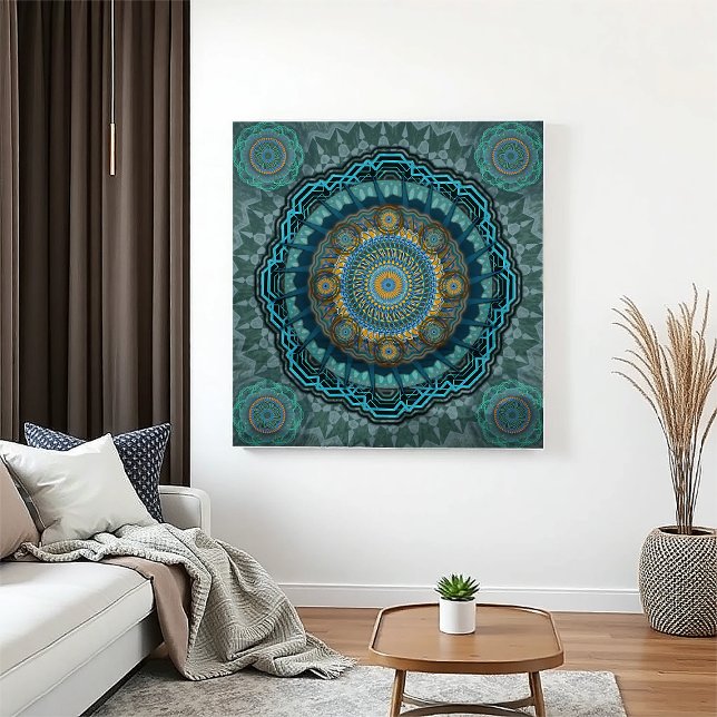 Lienzo Mandala de los ojos psicodélicos de los gigaches p (Subido por el creador)