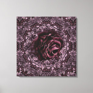 Lienzo Mandala de rosa 