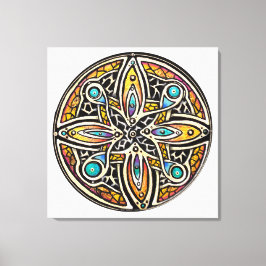 Lienzo Mandala en flor