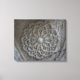 Lienzo Mandala grabada en piedra única