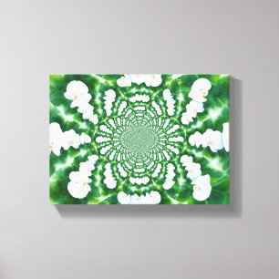Lienzo Mandala Orquídea Blanca