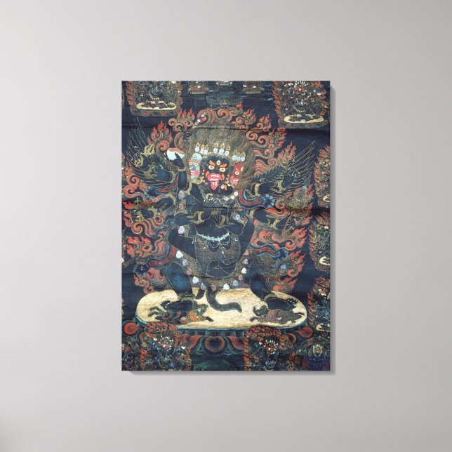 Lienzo Mandala (pergamino pintado) (Anverso)