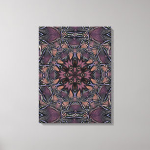 Lienzo Mandala Rosette Floral Twine Retro Boho