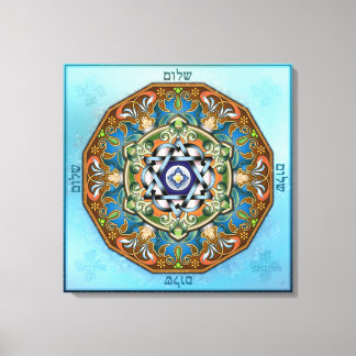 Lienzo Mandala Shalom