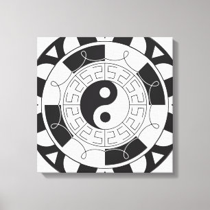 Lienzo Mandala Yin Yang
