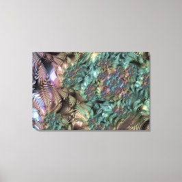 Lienzo Mandelbrot Set Fractal Digital Art Tea Green