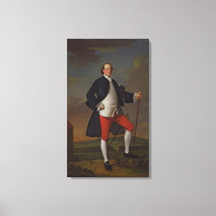 Lienzo Maneras de Juan, marqués de Granby, 1745