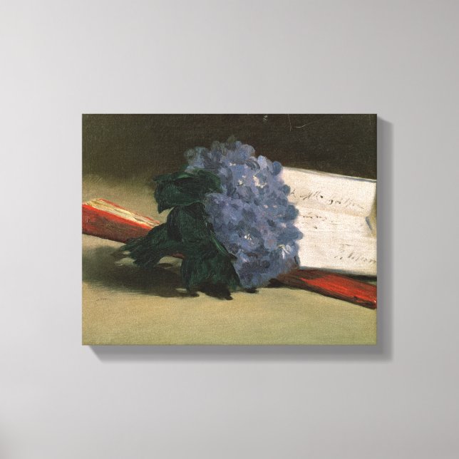 Lienzo Manet | Bouquet de Violetas, 1872 (Anverso)