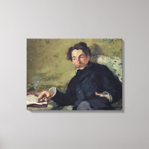 Lienzo Manet el   Stephane Mallarme 1876