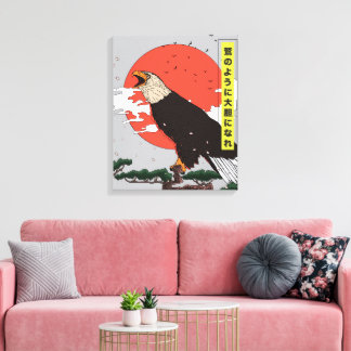 Lienzo Manga Águila Dorada
