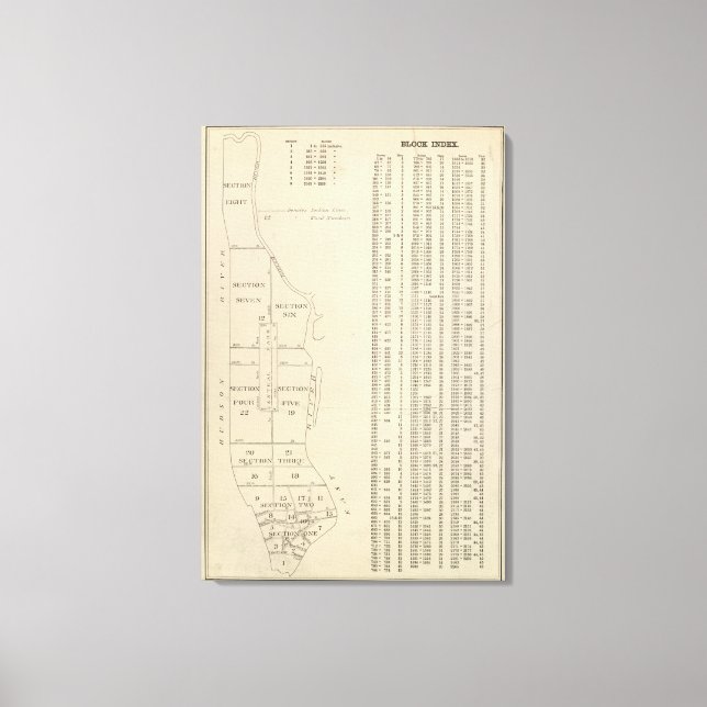 Lienzo Manhatten, Nueva York 14 (Anverso)