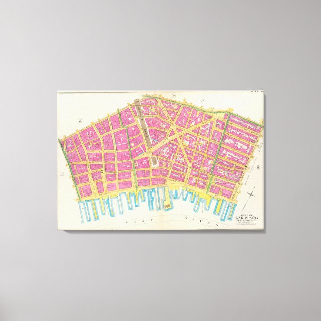 Lienzo Manhatten, Nueva York 3 (Anverso)