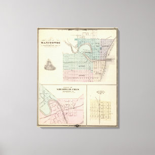 Lienzo Manitowoc, Sheboygan e Hilbert, WIS