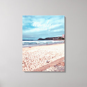 Lienzo Manly Beach retro Australia