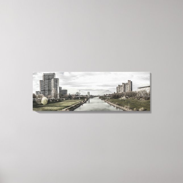 Lienzo Mannheim Neckar (Neckarpromenade) (Anverso)