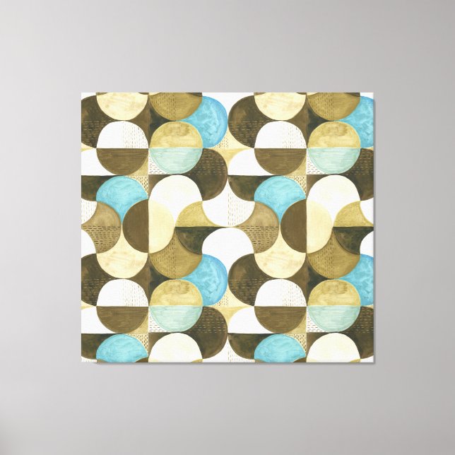 Lienzo Mano de acuarela abstracta dibujada (Anverso)