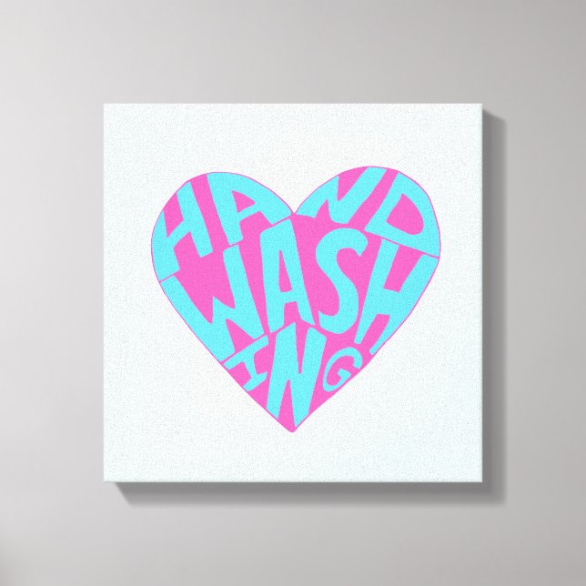 Lienzo Mano de lavado manual (Anverso)