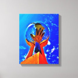 Lienzo Manos de ayuda II