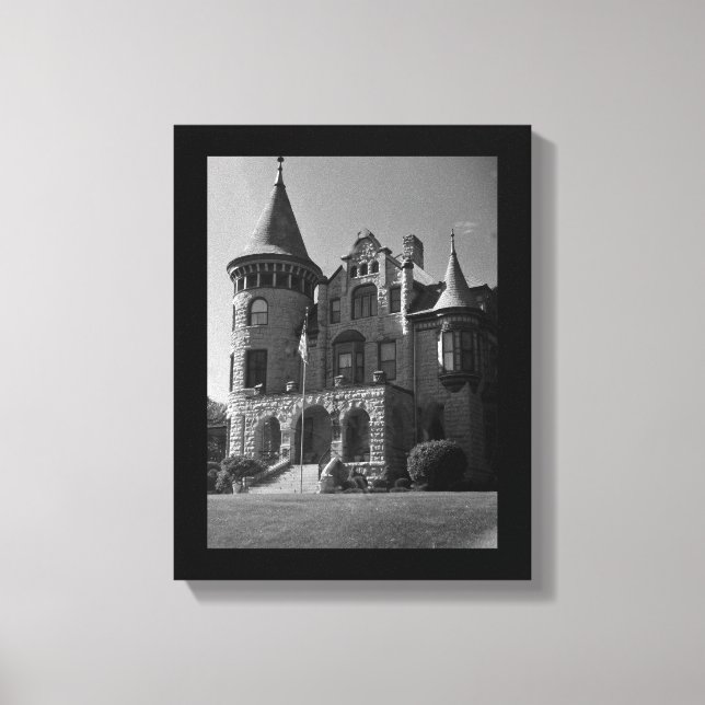 Lienzo Mansión victoriana (Anverso)