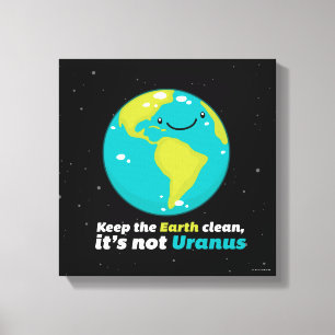 Lienzo Mantener limpia la Tierra