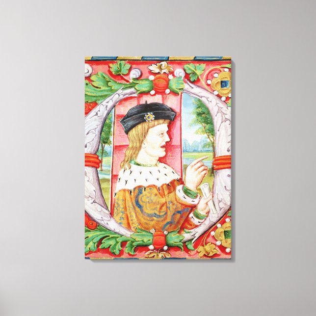 Lienzo Manuel I "El Fortunado", Rey de Portugal (Anverso)