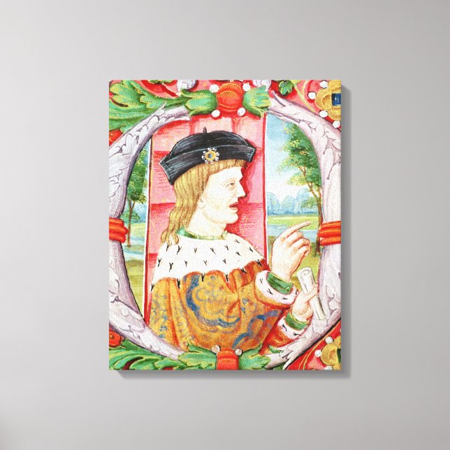 Lienzo Manuel I "El Fortunado", Rey de Portugal (Anverso)
