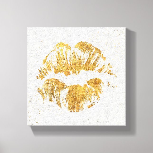 Lienzo Manzana silvestre | Beso elegante elegante (Anverso)