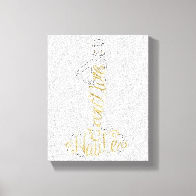 Lienzo Manzana silvestre | Palabras elegantes - Vestido C (Anverso)