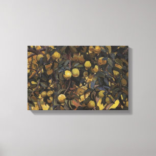 Lienzo Manzanas en las ramas de árboles (de Serebriakova)