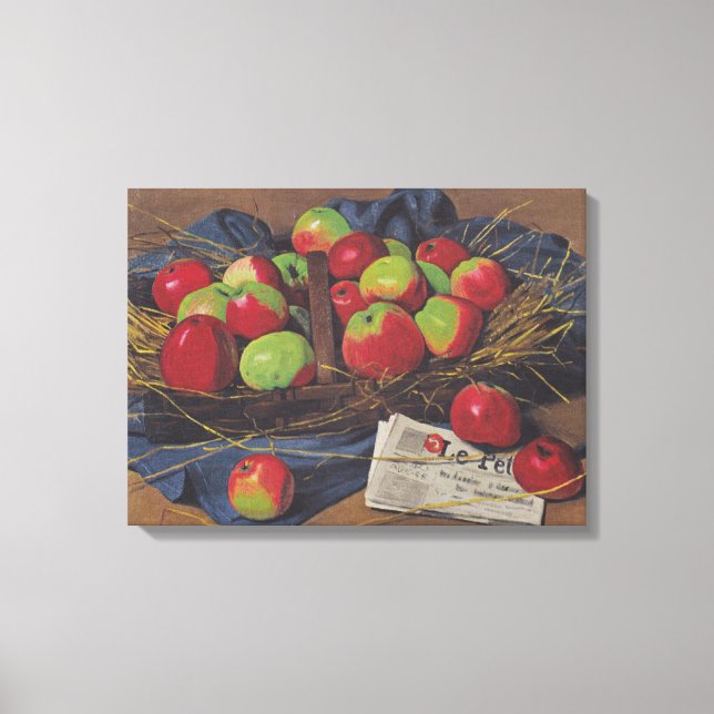 Lienzo Manzanas (por Félix Vallotton) (Anverso)