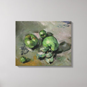 Lienzo Manzanas verdes de Paul Cezanne el , c.1872-73